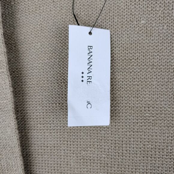 Banana Republic Duster Sweater Womens Small Brown Long Open Cardigan Luxury NEW - Picture 8 of 16